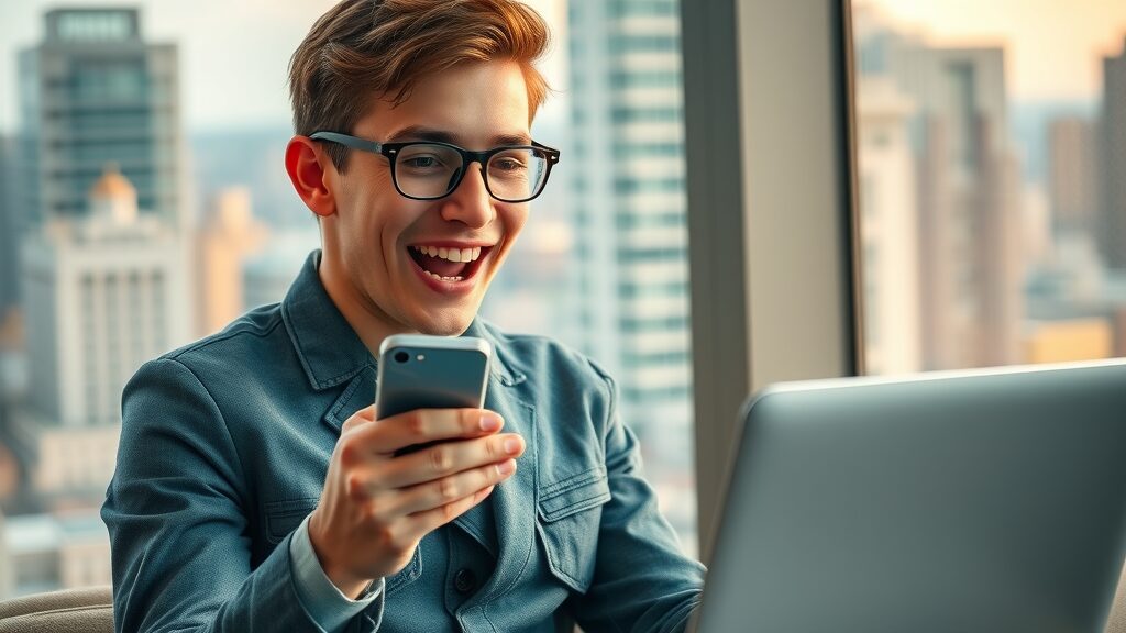 Marketer sharing content across multiple social media platforms to drive website traffic without paid ads